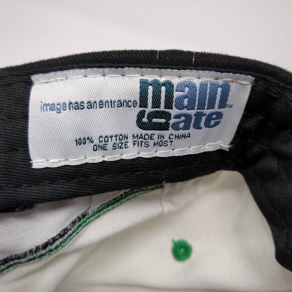 John Force Racing Green Fire NHRA Strapback Baseball Cap Multi OS Main Gate - Picture 9 of 9